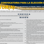 Convocatoria para la elección del Rector de la Universidad Autónoma «Benito Juárez» de Oaxaca