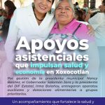 Xoxeñas y xoxeños en situación vulnerable recibieron lentes de vista cansada, bastones y dotaciones alimentarias