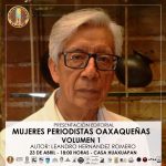 Presentarán en Huajuapan, la obra “Mujeres Periodistas Oaxaqueñas” del periodista Leandro Hernández Romero